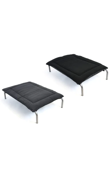 HiK9 reversible pad on bed black grey zwart grijs
