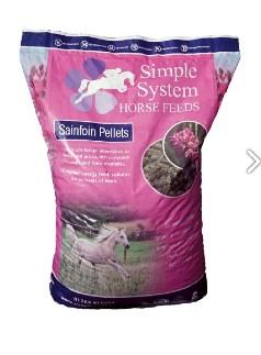 Simple System Horse Feeds Sainfoin Pellets 20kg