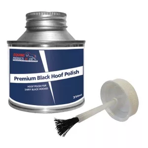 Equine Premium Black Hoof Polish